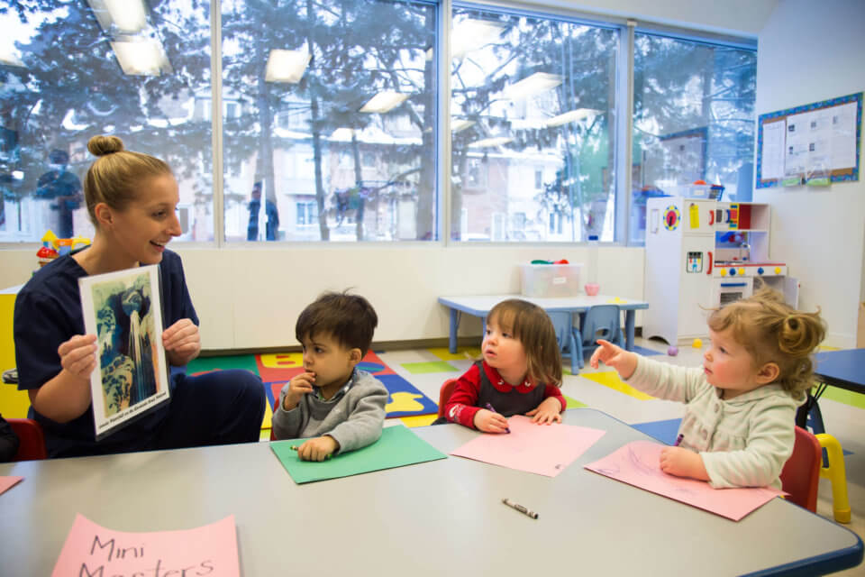 Pre-literacy for pre-schoolers at daycare