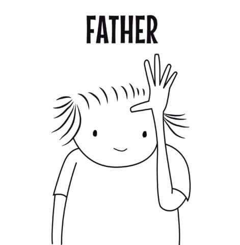 sign language for father